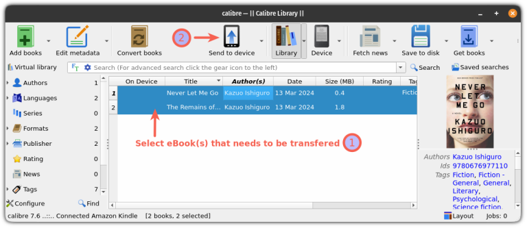 Convert and Transfer PDFs and eBooks to Kindle Using Calibre