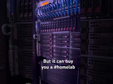 Money *can* buy you a #homelab.