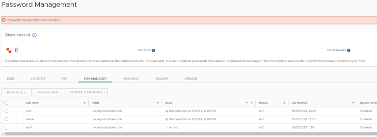 VMware Cloud Foundation: Patching Failed – LAB2PROD