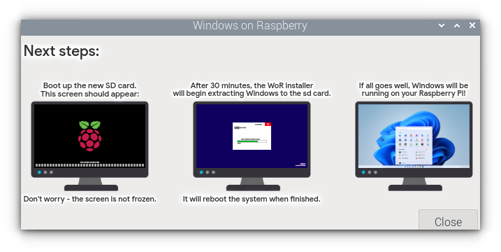 Windows on Raspberry Pi