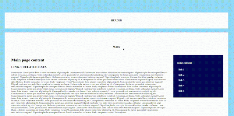 How to develop sticky container functionality using jQuery