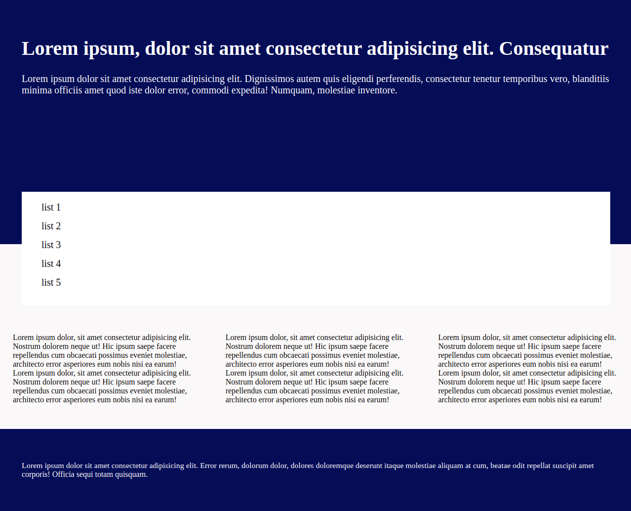 White space caused because of relative position property