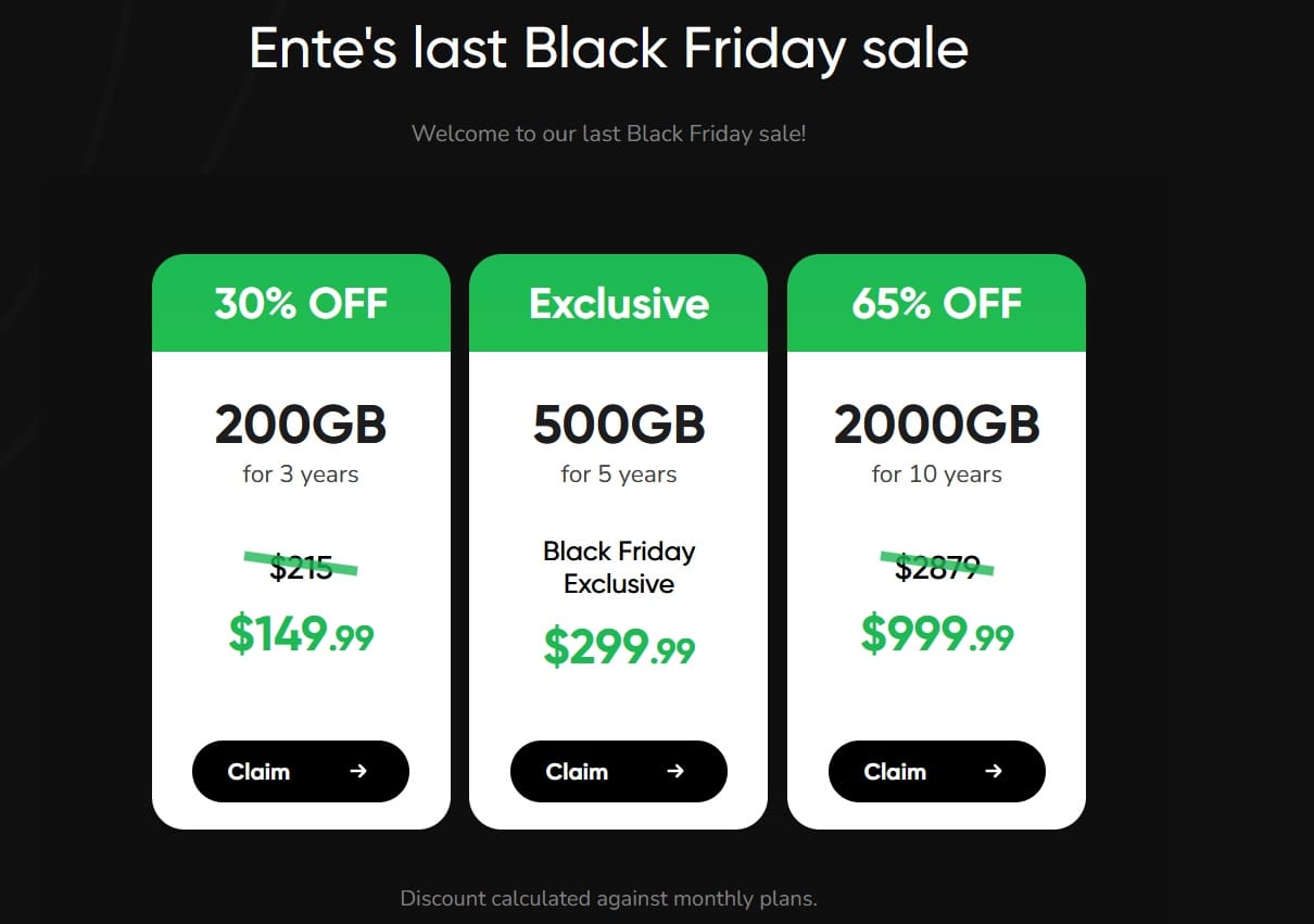 ente.io black friday offer