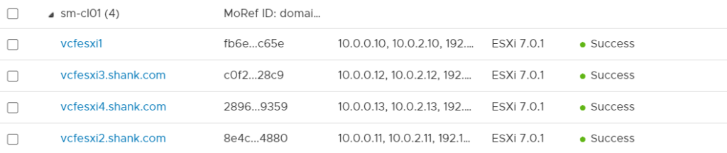 host transport named changed from what SDDC Manager expects.