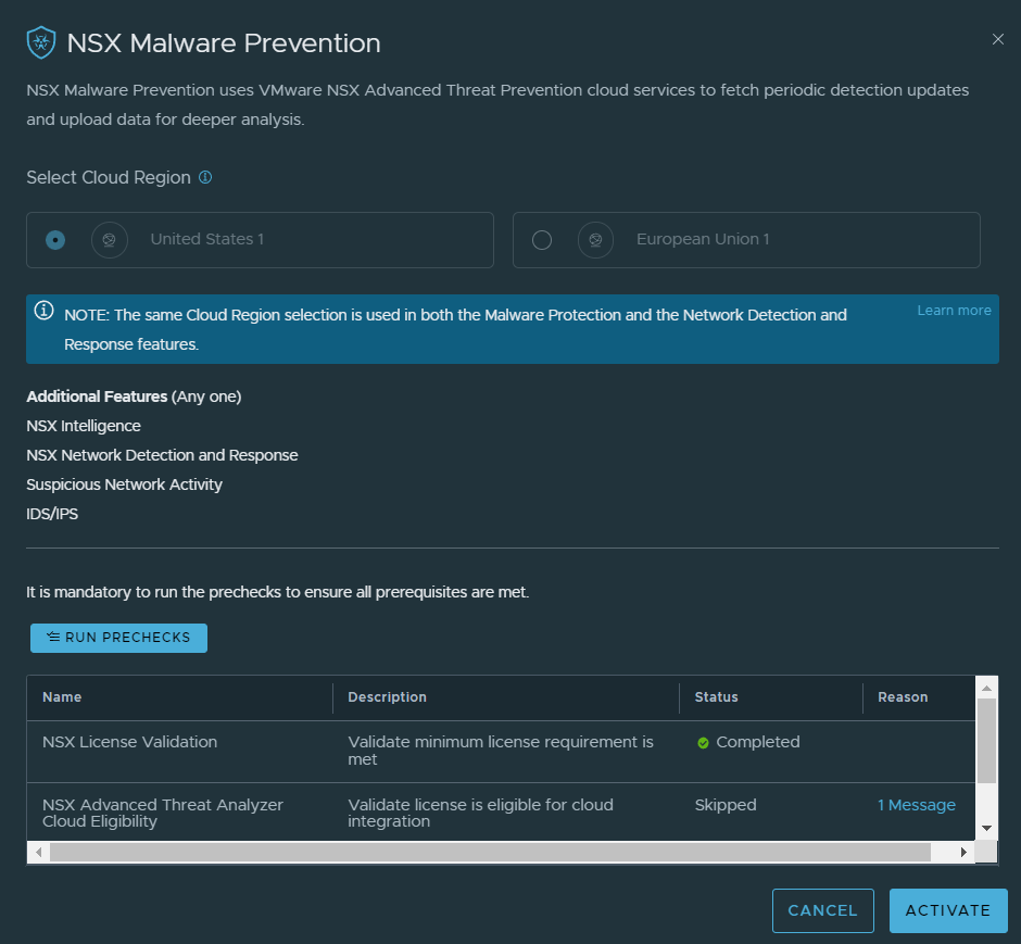 napp deploy malware region