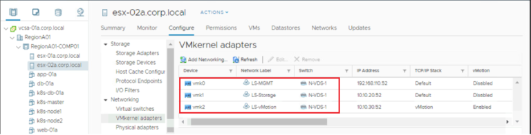 NSX-T: Migrate VMKernel Ports from VSS/VDS to N-VDS