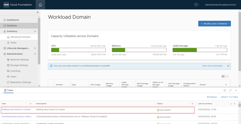 Rebuild a Failed VCF Managed Host