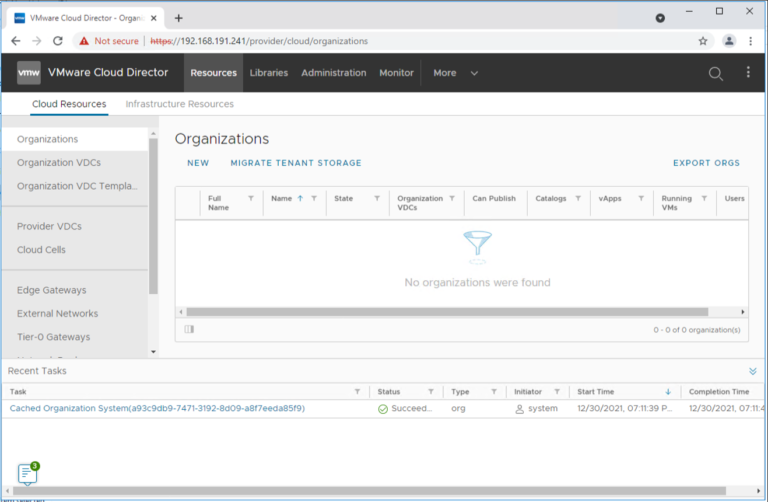 Step-by-Step: Deploy and Configure VMware Cloud Director 10.3.1