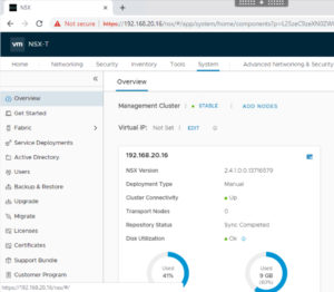 Step-by-Step: Deploy VMware NSX-T 2.4.1 Manager