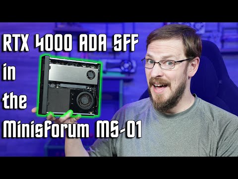 Cramming an RTX 4000 into the Minisforum MS-01! - N3rdware GPU Cooler Mod