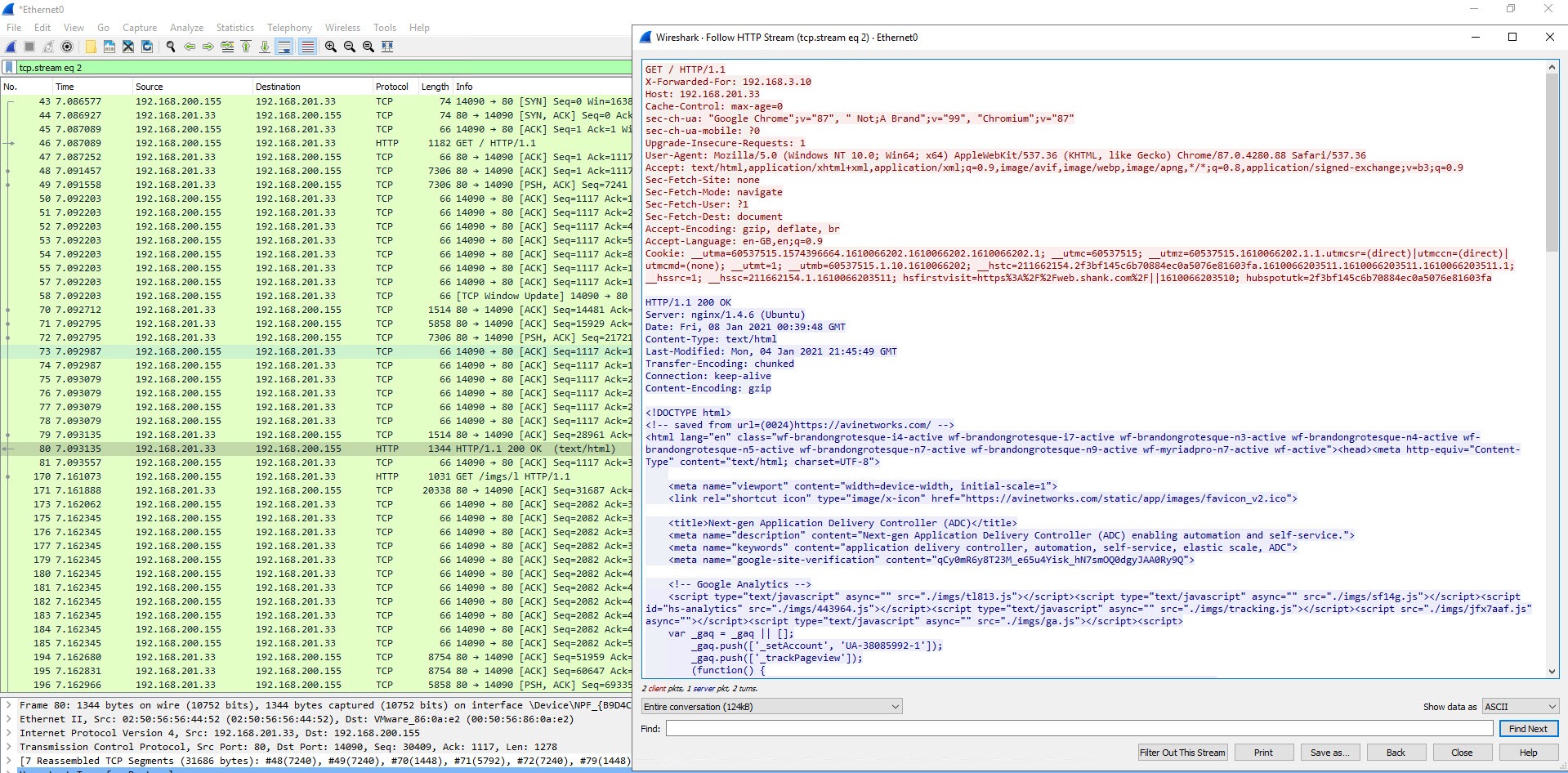 backend server ssl termination not configured