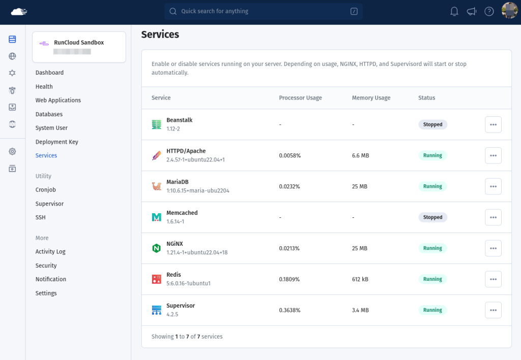 Manage Servers using cPanel Alternatives