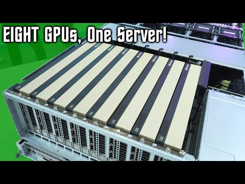 EIGHT Blackwell RTX Pro 6000 Blackwells in a 4U Package! - Supermicro SYS422GL