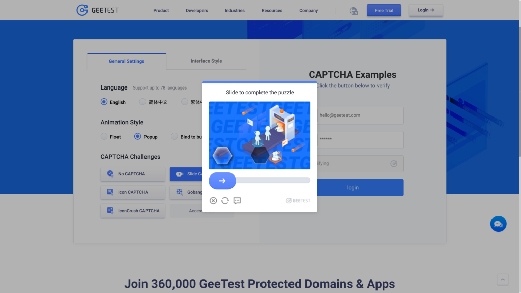 reCAPTCHA alternative