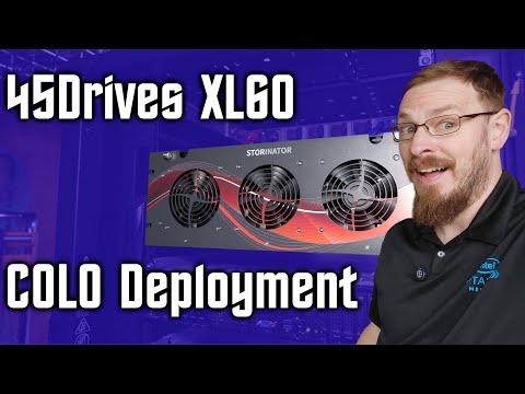 I helped deploy 900TB of Cloud Storage!!! - 45Drives XL60