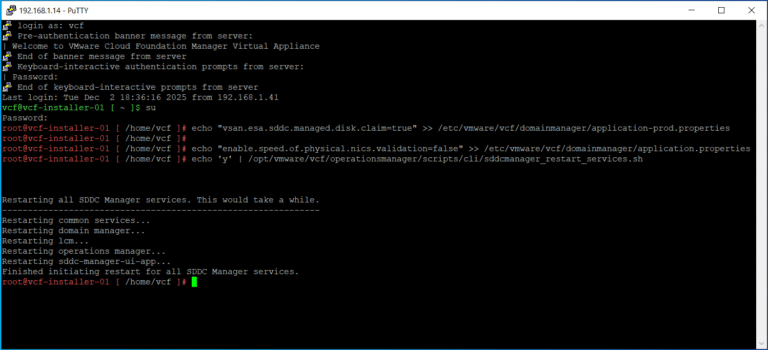 VCF 9.x Bringup Series – Part2: Deploying the VCF Installer Appliance