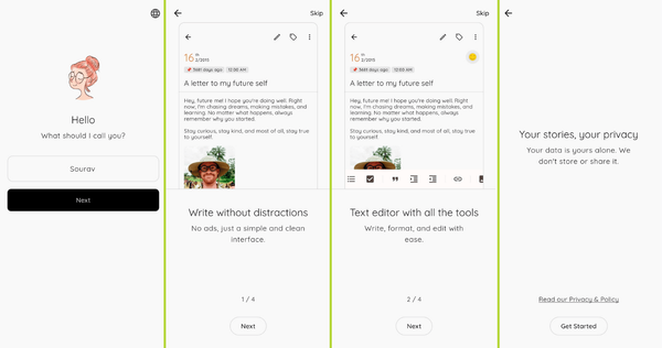 The Open Source Diary App for Android That Organizes Your Life on a ...