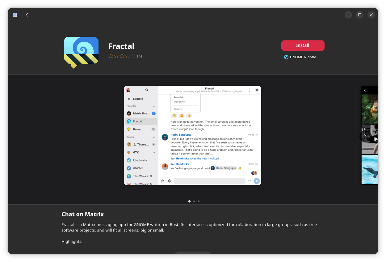 There's only one action step here: install or remove